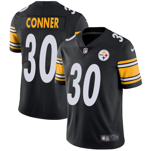 Nike Steelers #30 James Conner Black Team Color Youth Stitched NFL Vapor Untouchable Limited Jersey